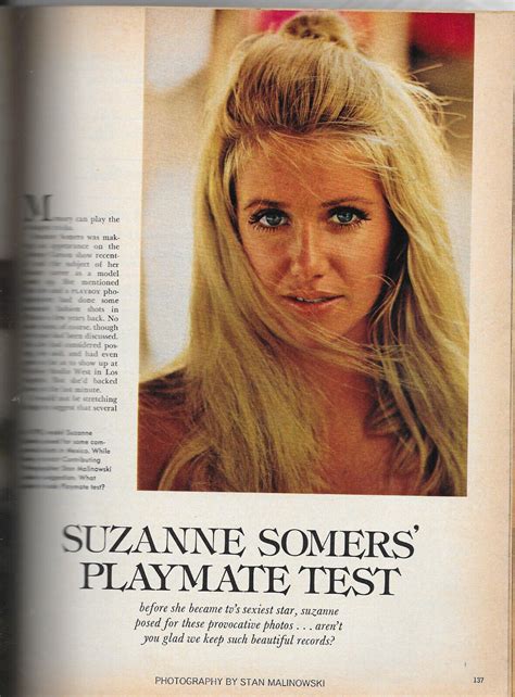 suzanne somers playboy magazine|BEAUTIFUL PICTURES